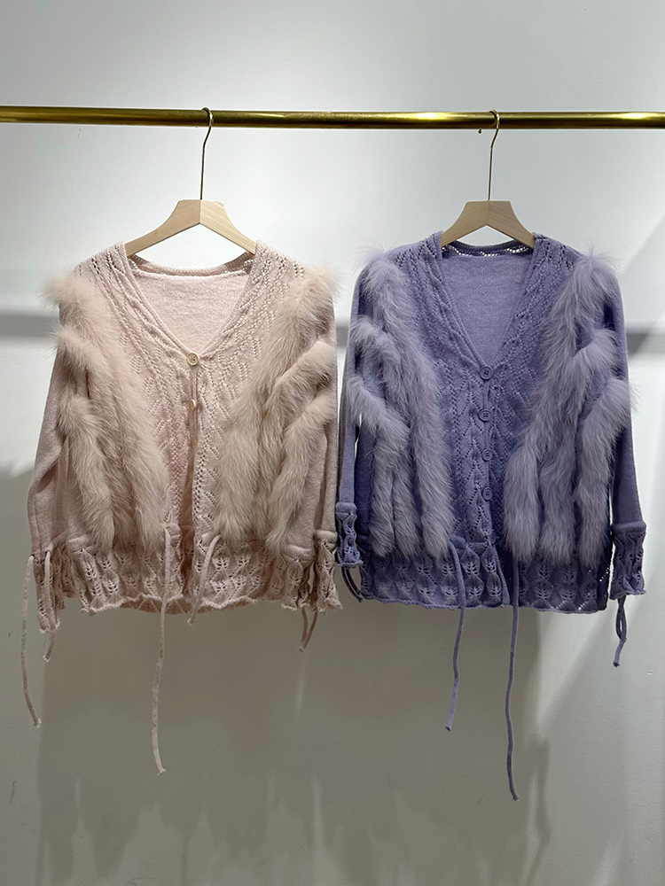 Sewing Jackets - 2026 Women Spring Autumn Real Fox
