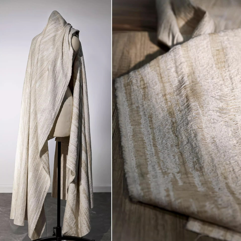 Sewing Recycle - Linen Creative Recycled Jacquard Fabric Cotton