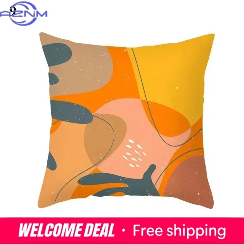 Boho Orange Abstract Cushion C - Century Textile & Sewing Supply Avenue C North Saskatoon Sk ulasan dan harga