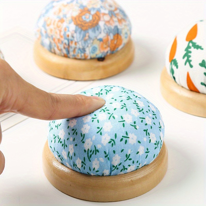 Charming Wood-Base Pin Cushion - Sewing Pin Cushion ulasan dan harga