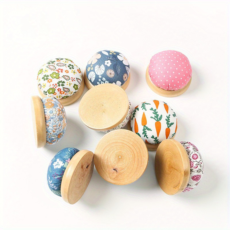 Charming Wood-Base Pin Cushion - Sewing Pin Cushion ulasan dan harga