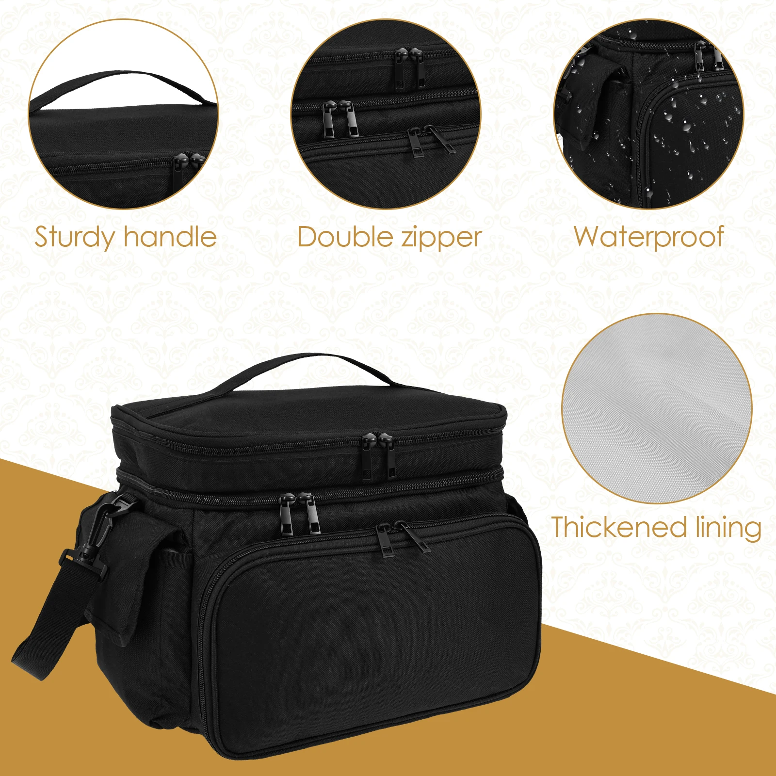 Large Sewing Bag Wool Knitting - Textile Sewing Kit ulasan dan harga