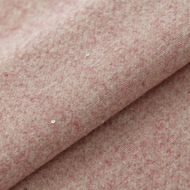 Starry Sky Sequins Wool Blend  - Sewing Tweed ulasan dan harga