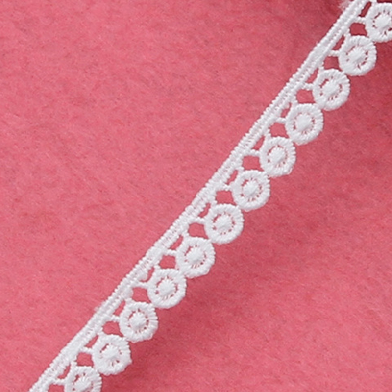 50Yds White Lace Ribbon Fabric - Sewing Eyelet Fabric ulasan dan harga