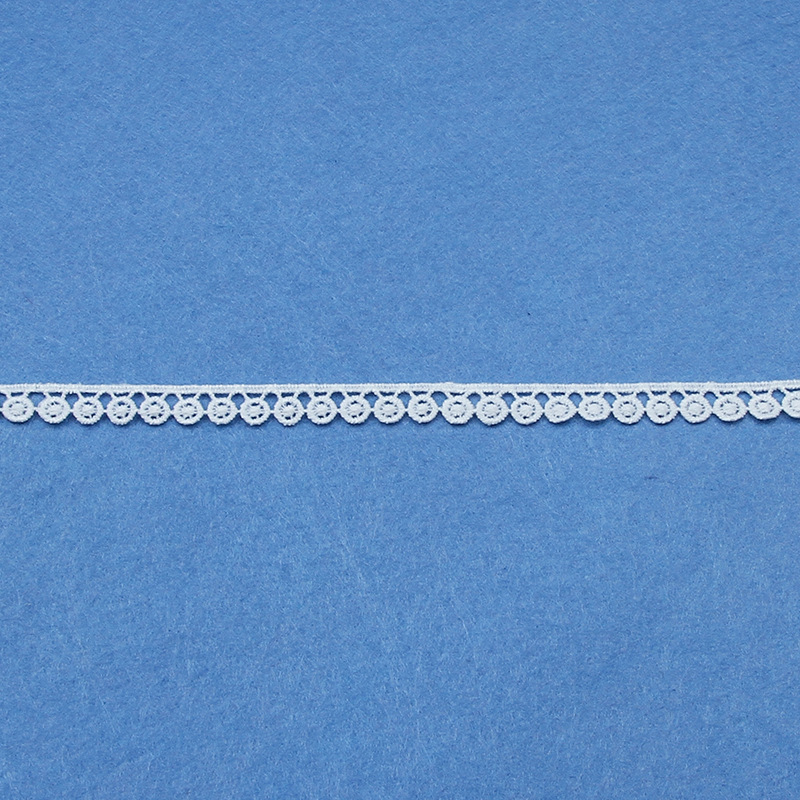 50Yds White Lace Ribbon Fabric - Sewing Eyelet Fabric ulasan dan harga