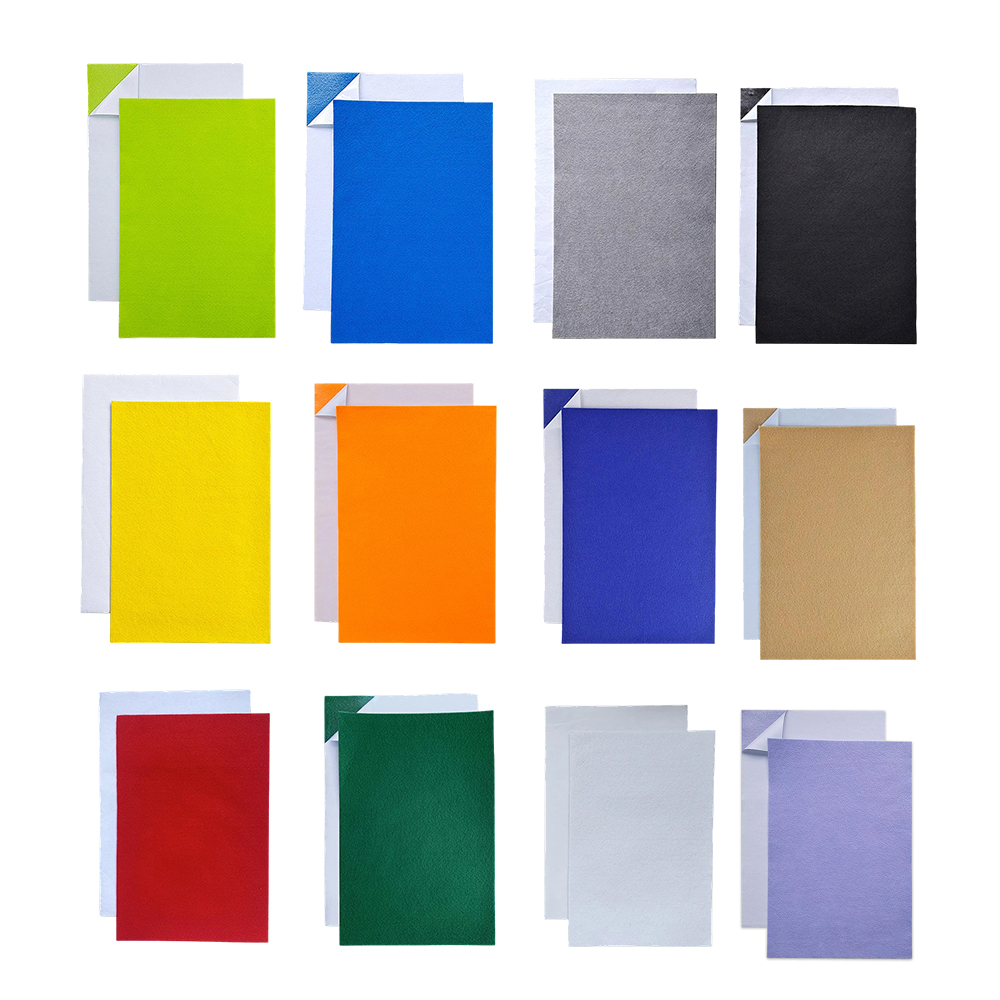Self Adhesive Felt Sheet Soft  - Sewing Textile Art ulasan dan harga