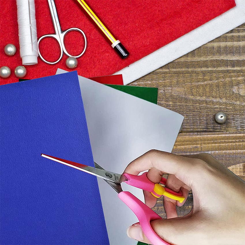 Self Adhesive Felt Sheet Soft  - Sewing Textile Art ulasan dan harga