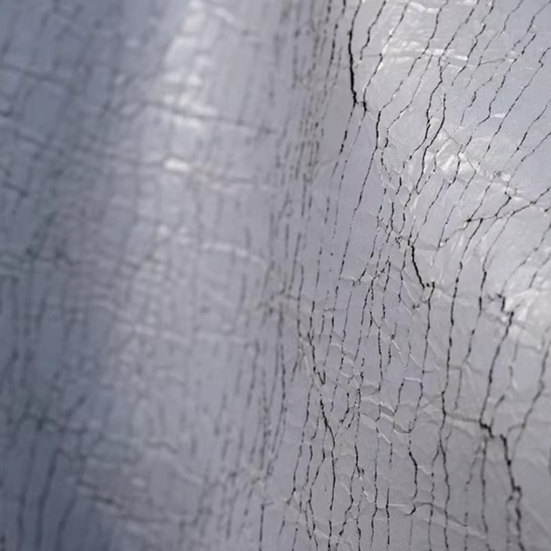 Grey Retro Cracked Leather Tex - Sewing Textile Art ulasan dan harga