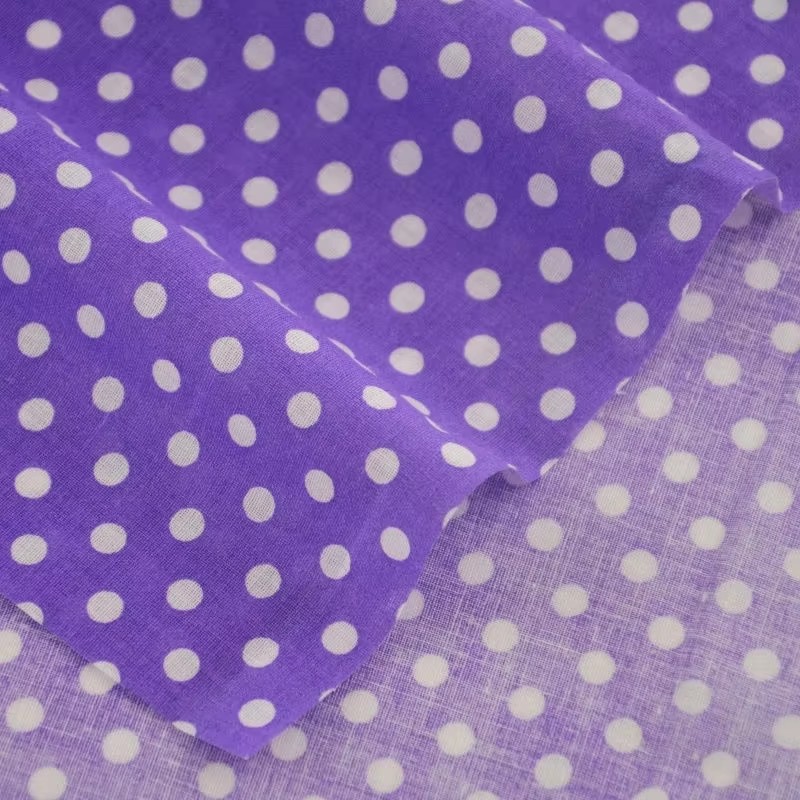 50X150CM White Orange Polka Do - Sewing Textiles ulasan dan harga