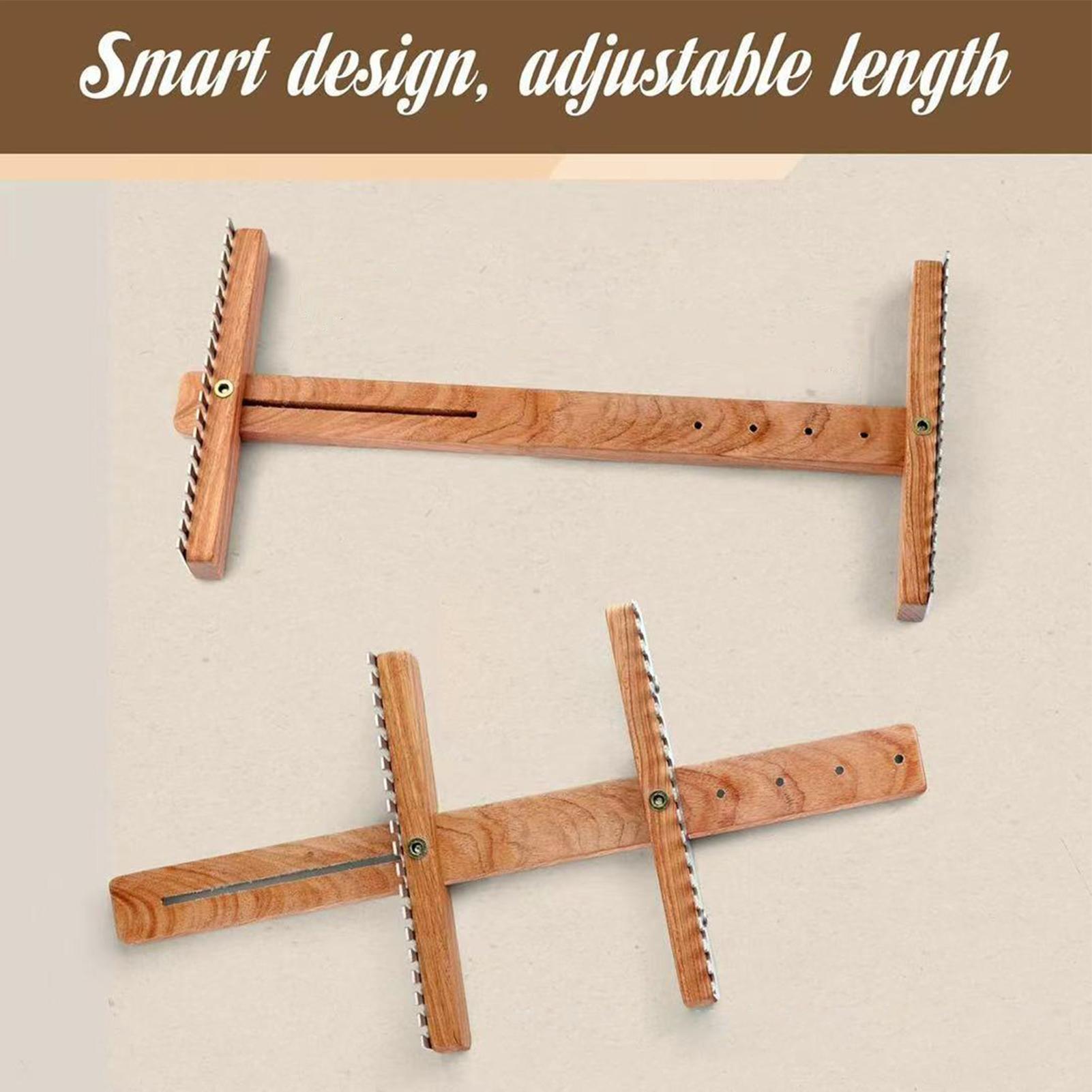 Weaving Loom Adjustable Wooden - Sewing Gathering ulasan dan harga