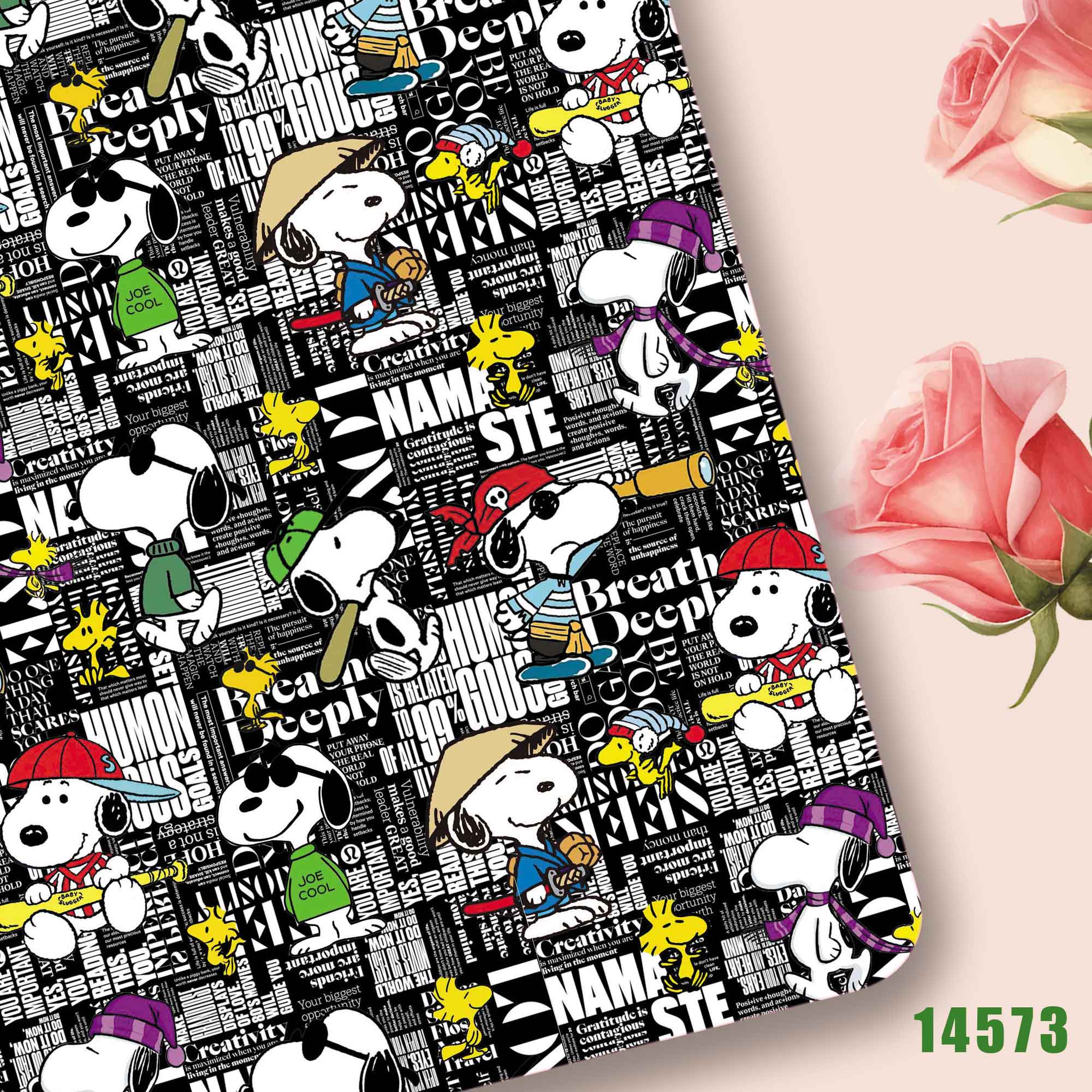 TAKARA TOMY Snoopy fabric140CM - Sewing Textiles ulasan dan harga