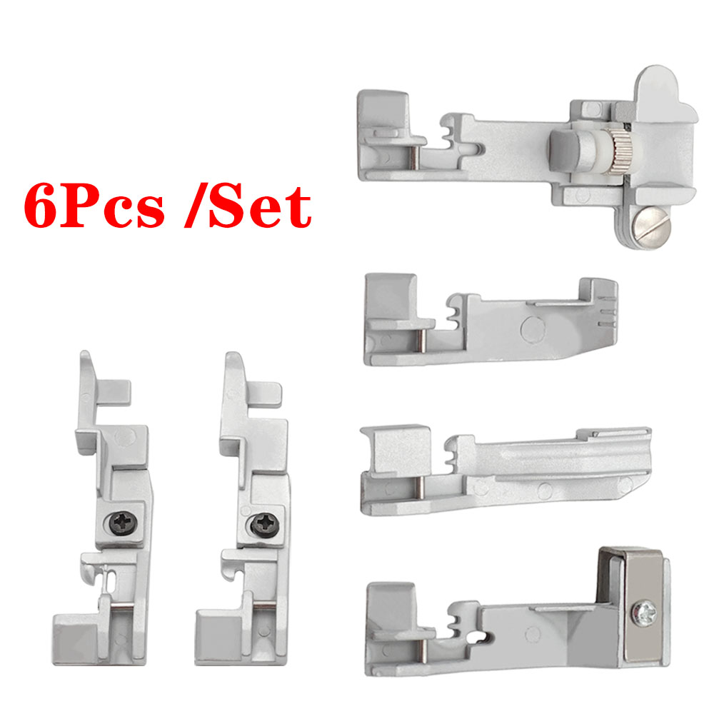 6Pcs/Set Presser Foot For Sing - Sewing Gathering ulasan dan harga