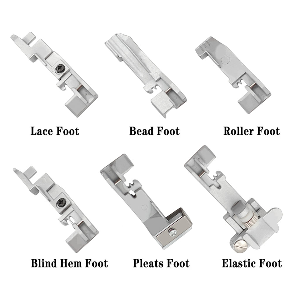 6Pcs/Set Presser Foot For Sing - Sewing Gathering ulasan dan harga