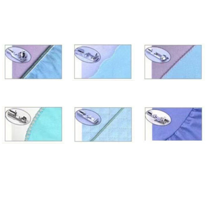 6Pcs/Set Presser Foot For Sing - Sewing Gathering ulasan dan harga