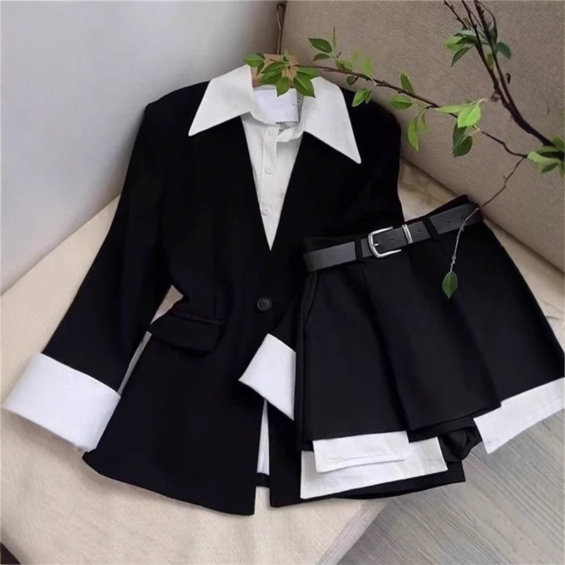 Women Two Piece Skirt Sets Pat - Sewing Jackets ulasan dan harga