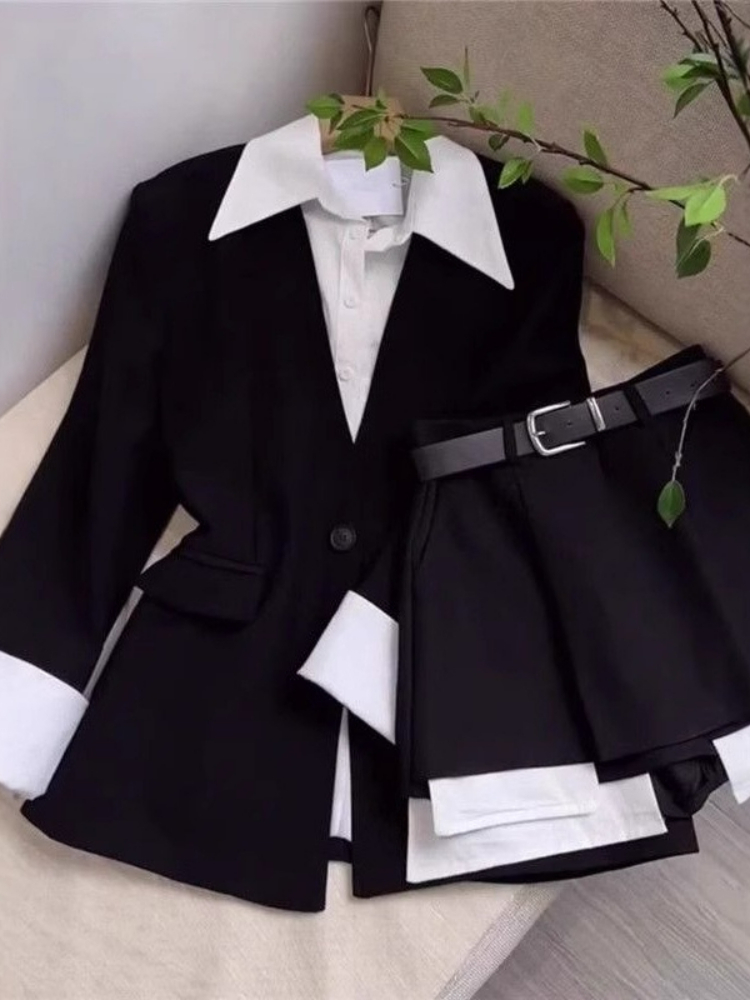 Women Two Piece Skirt Sets Pat - Sewing Jackets ulasan dan harga
