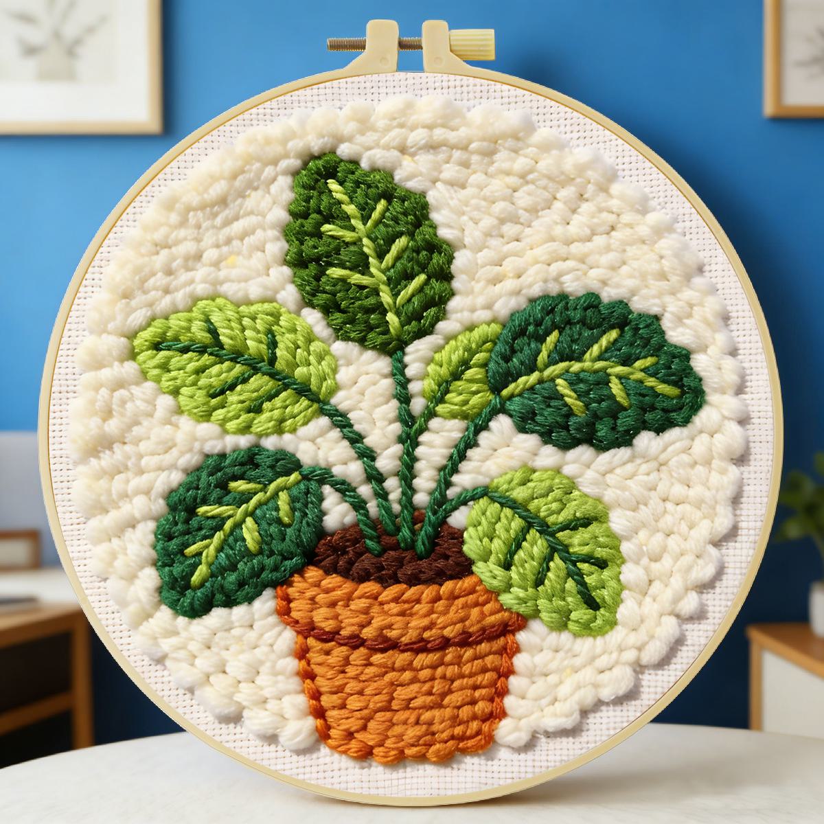 20X20CM/7.87inch Leaves Punch  - Sewing Textile Art ulasan dan harga