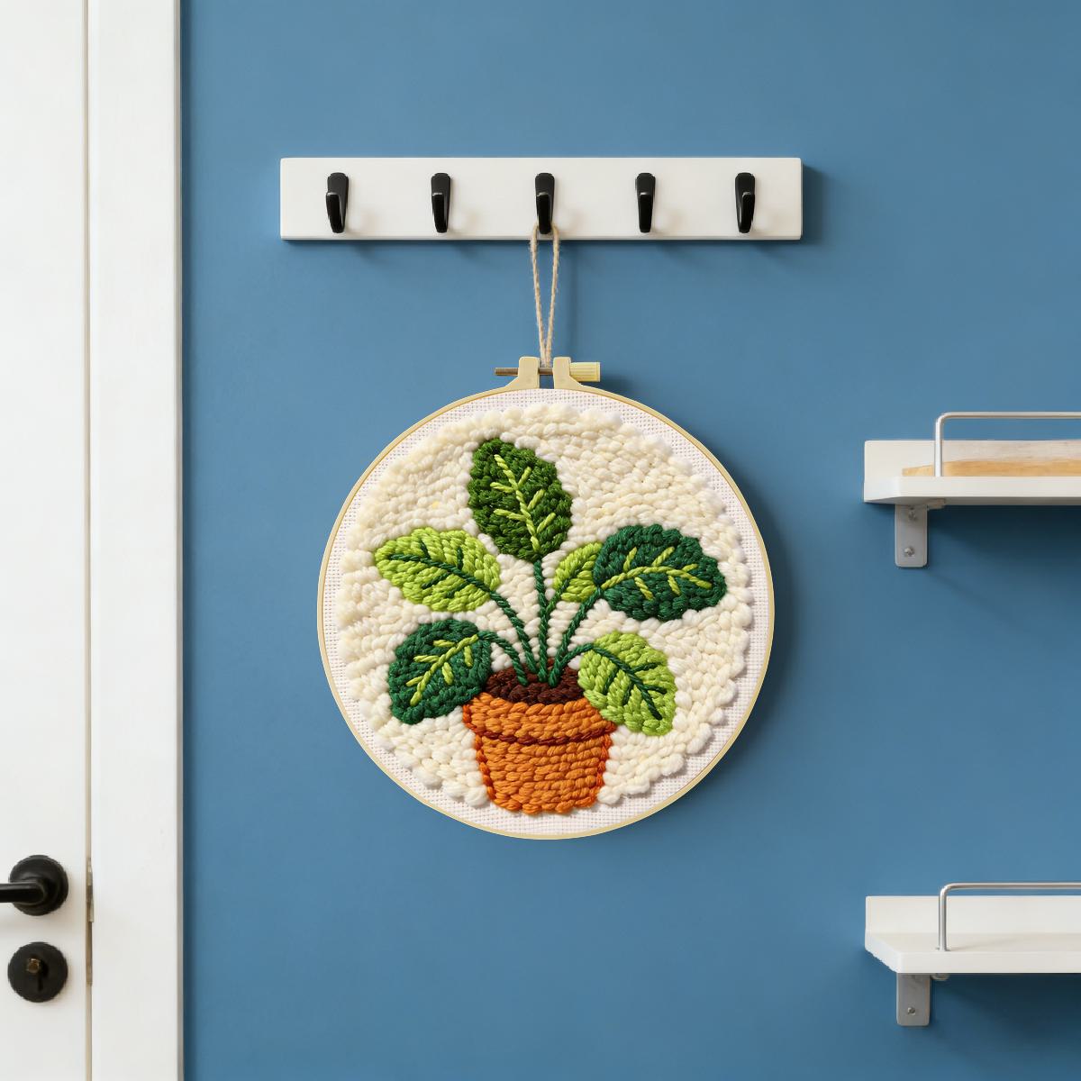 20X20CM/7.87inch Leaves Punch  - Sewing Textile Art ulasan dan harga