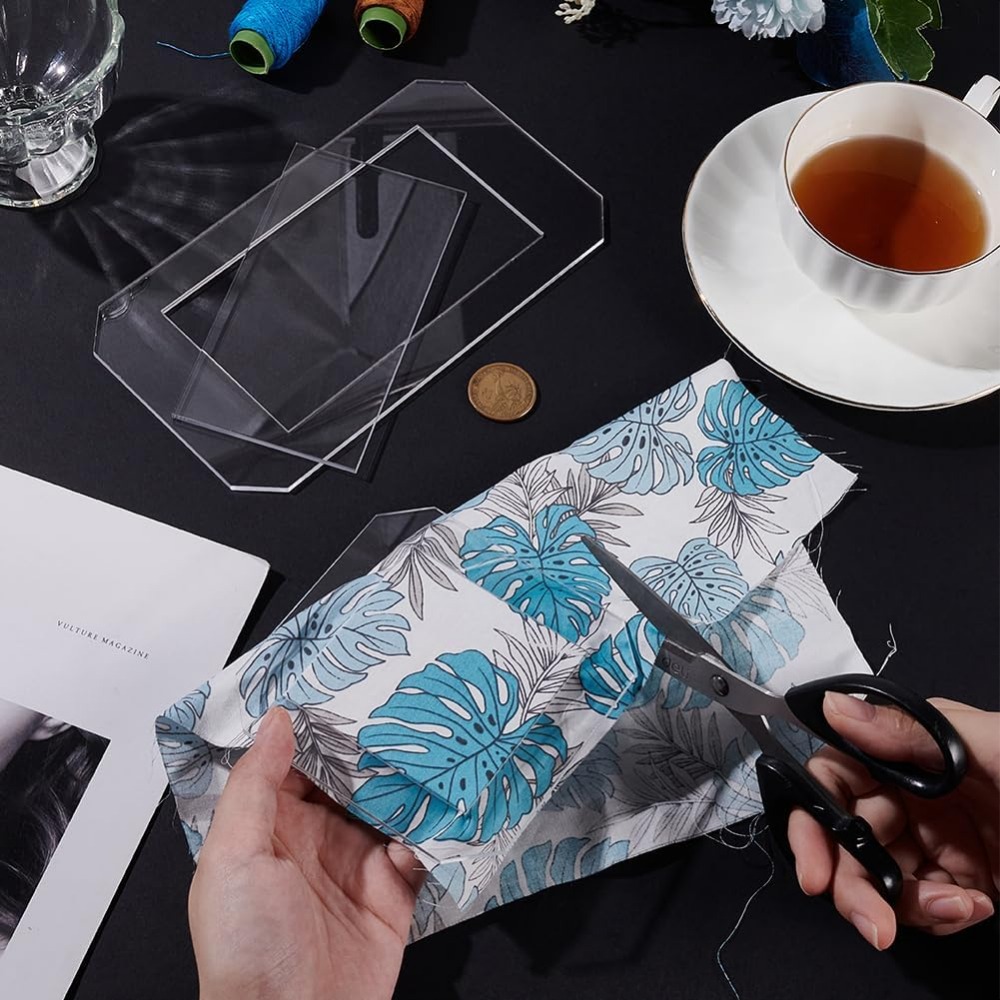 2 Sets Quilting Template Clear - Quilting Ruler Square ulasan dan harga