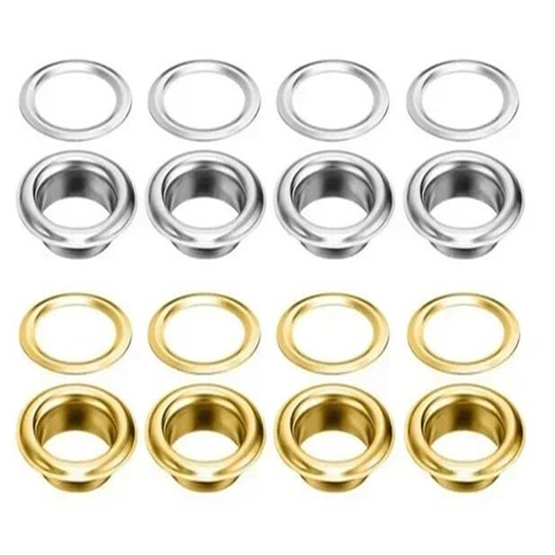 100pc 4mm Buckle ButtonsMetal  - Sewing Eyelet Fabric ulasan dan harga