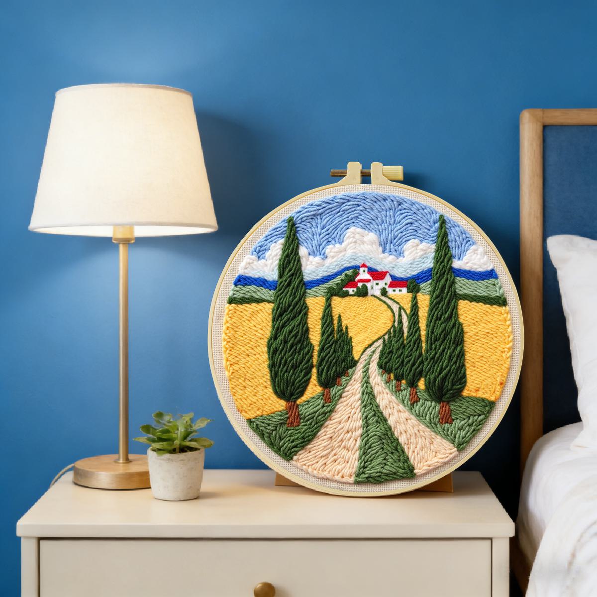 20X20CM/7.87inch Field Punch N - Sewing Textile Art ulasan dan harga
