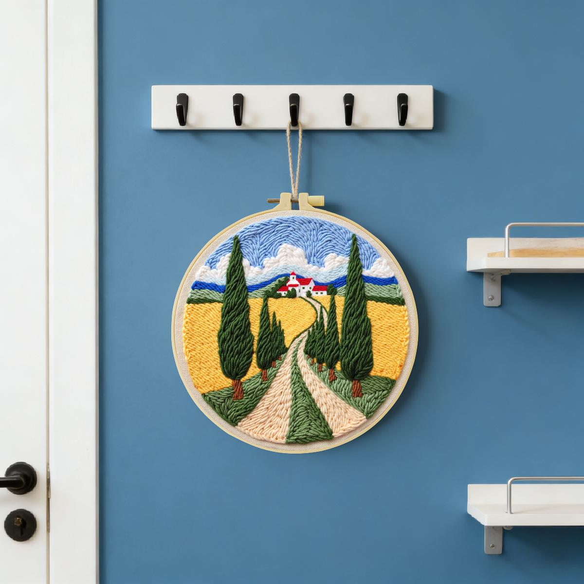 20X20CM/7.87inch Field Punch N - Sewing Textile Art ulasan dan harga