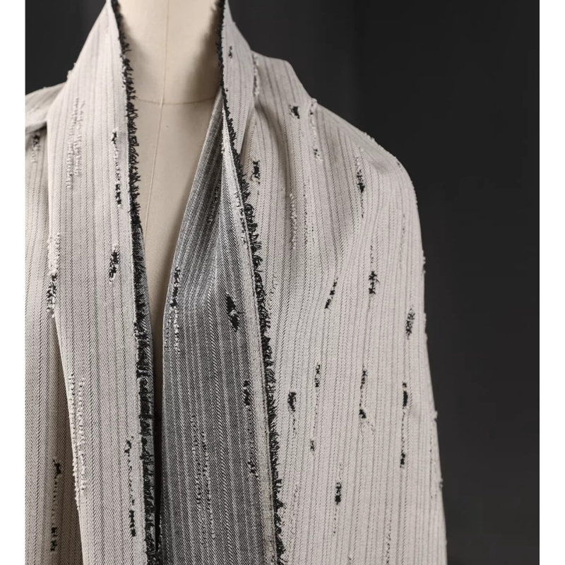 Striped Denim Cotton Jacquard  - Sewing Recycle ulasan dan harga