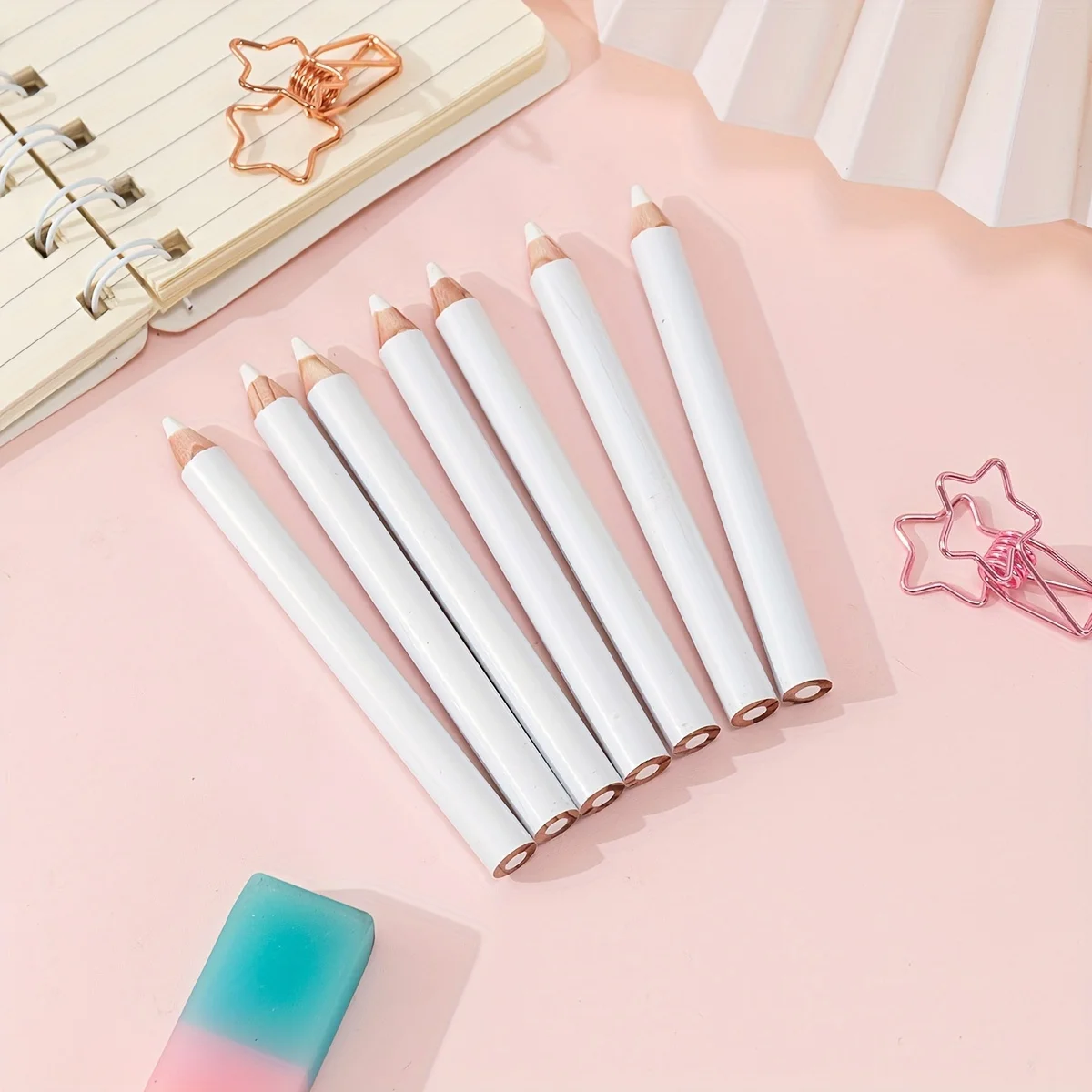 6pcs White Tailor Pen Fashion  - Tailor Chalk Marker ulasan dan harga