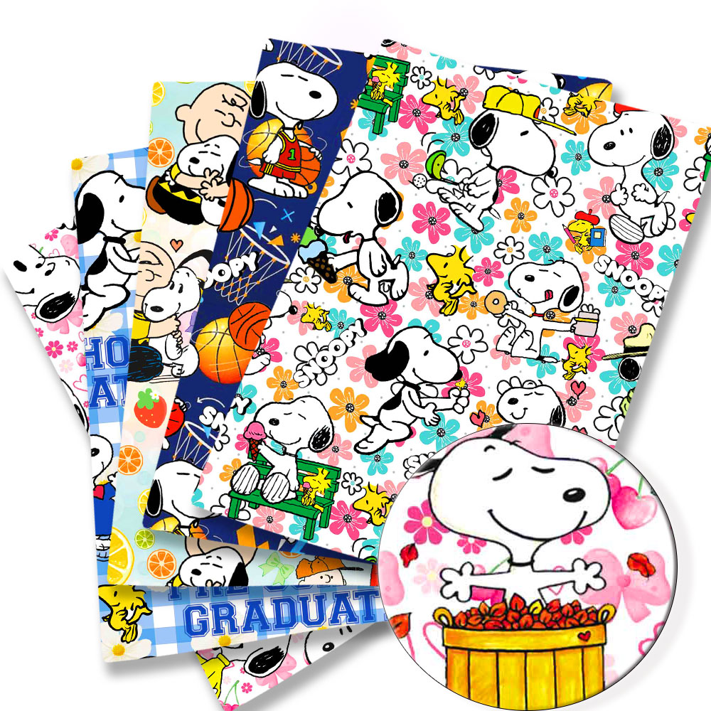 TAKARA TOMY Snoopy fabric140x5 - Sewing Textiles ulasan dan harga