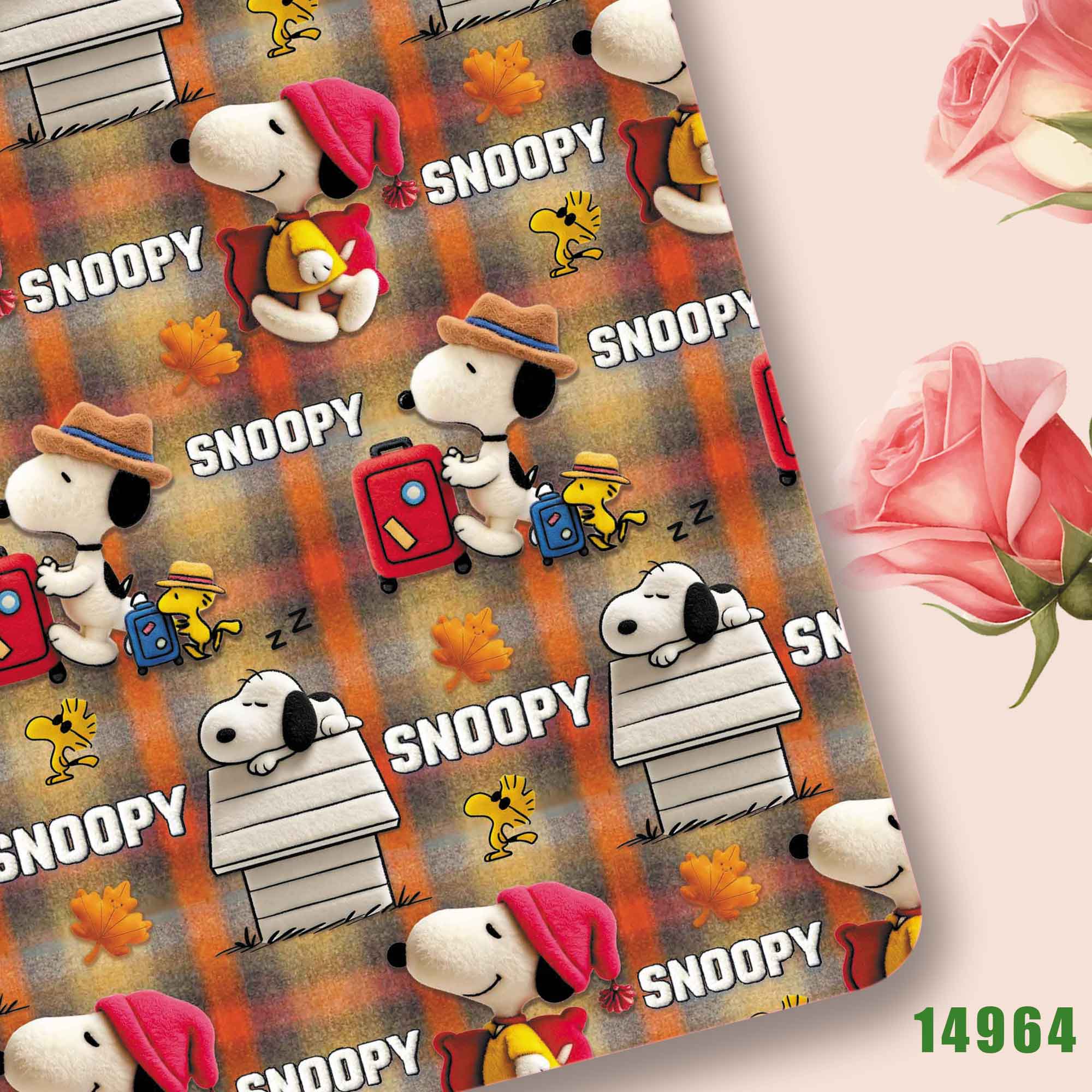 TAKARA TOMY Snoopy fabric140CM - Sewing Textiles ulasan dan harga