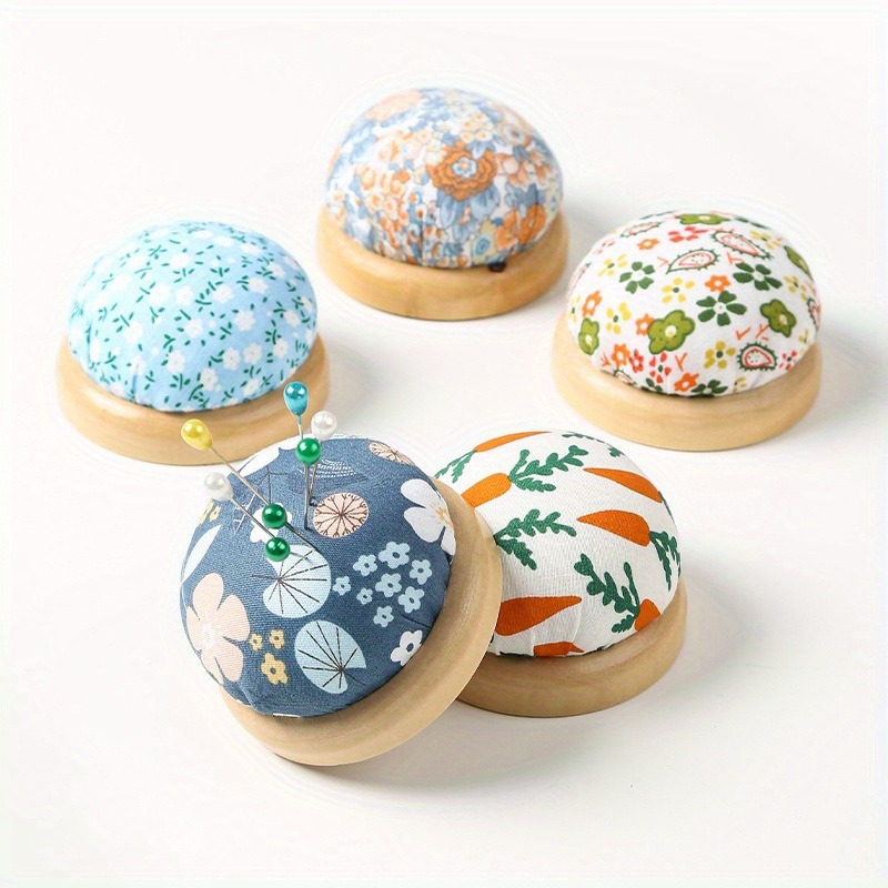 1Pc Ramdon Color Wood Stand Cl - Sewing Pin Cushion ulasan dan harga