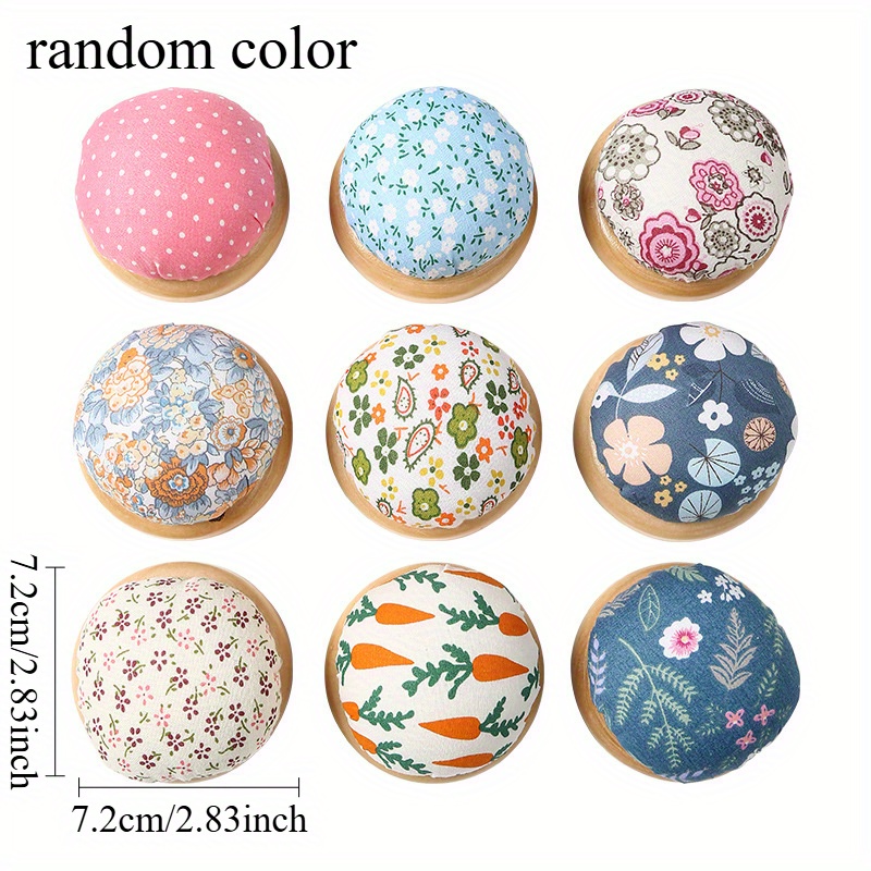1Pc Ramdon Color Wood Stand Cl - Sewing Pin Cushion ulasan dan harga