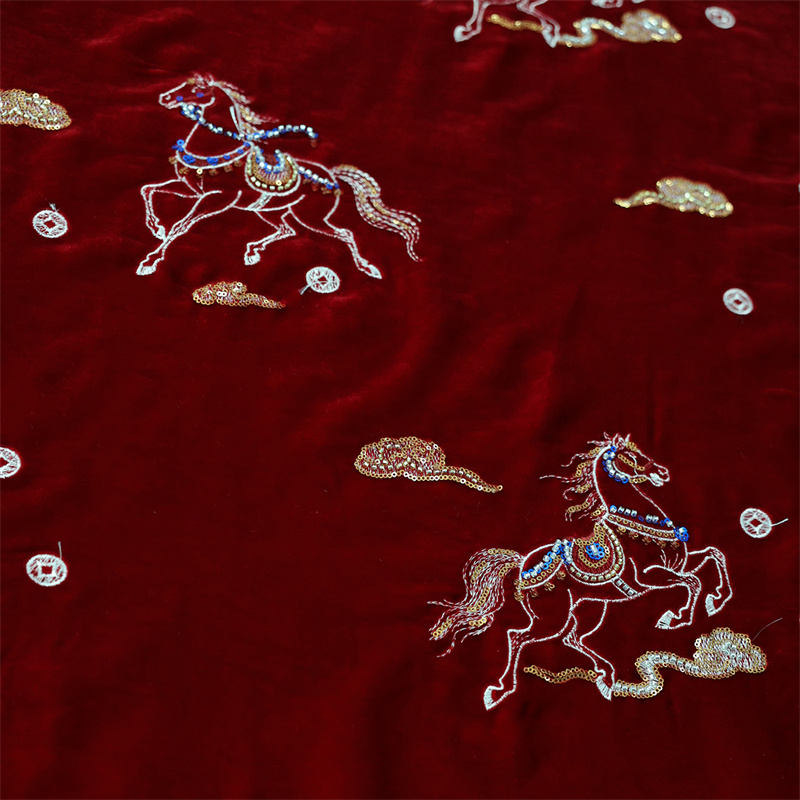 Autumn/Winter Thick Silk Velve - Sewing Velvet Fabric ulasan dan harga