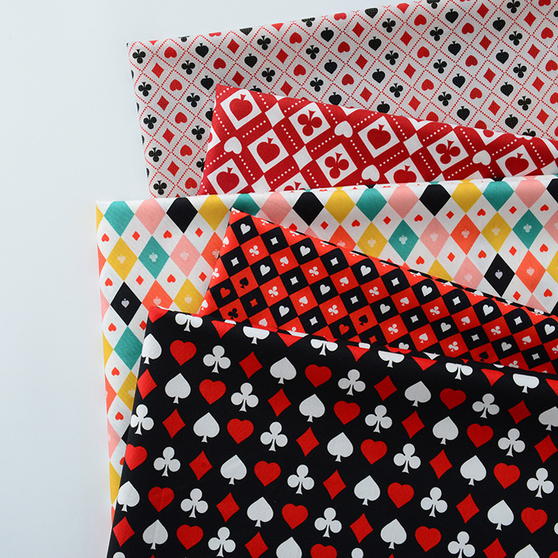Ins Poker Element Cotton Digit - Sewing Textiles ulasan dan harga