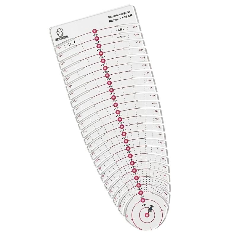39BB Clear Scale Acrylic Measu - Sewing Textile Art ulasan dan harga