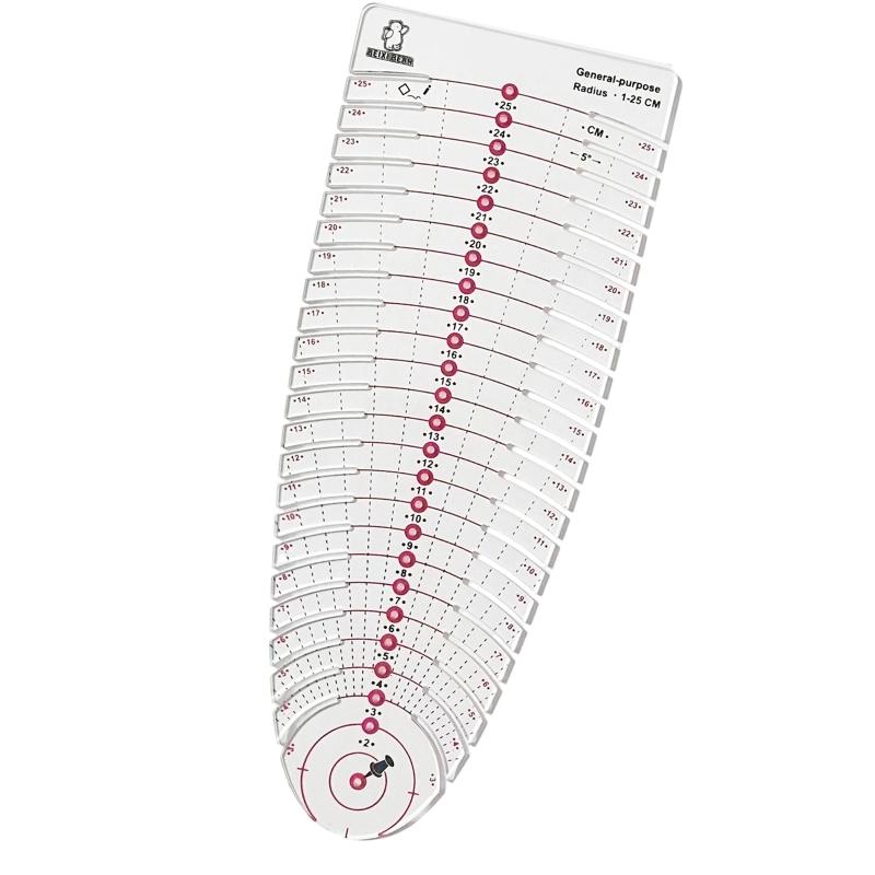 39BB Clear Scale Acrylic Measu - Sewing Textile Art ulasan dan harga