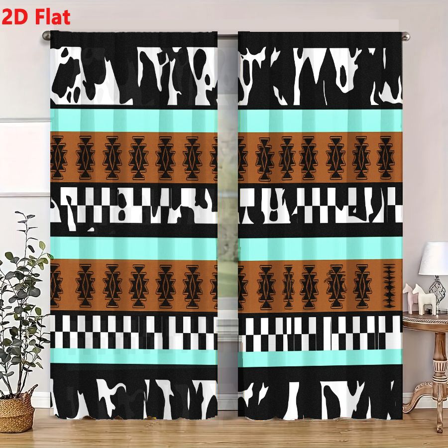 2Pcs Curtains 2D Flat Geometri - Century Textile & Sewing Supply Avenue C North Saskatoon Sk ulasan dan harga