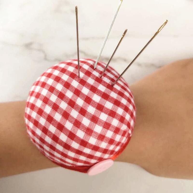 1Pcs Elastic Wrist Belt Needle - Sewing Pin Cushion ulasan dan harga