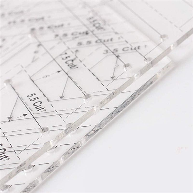 A25F-4Pcs Quilting Ruler Set,  - Quilting Ruler Square ulasan dan harga