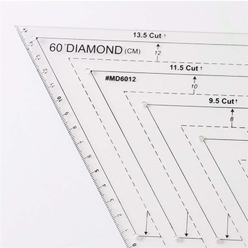 A25F-4Pcs Quilting Ruler Set,  - Quilting Ruler Square ulasan dan harga