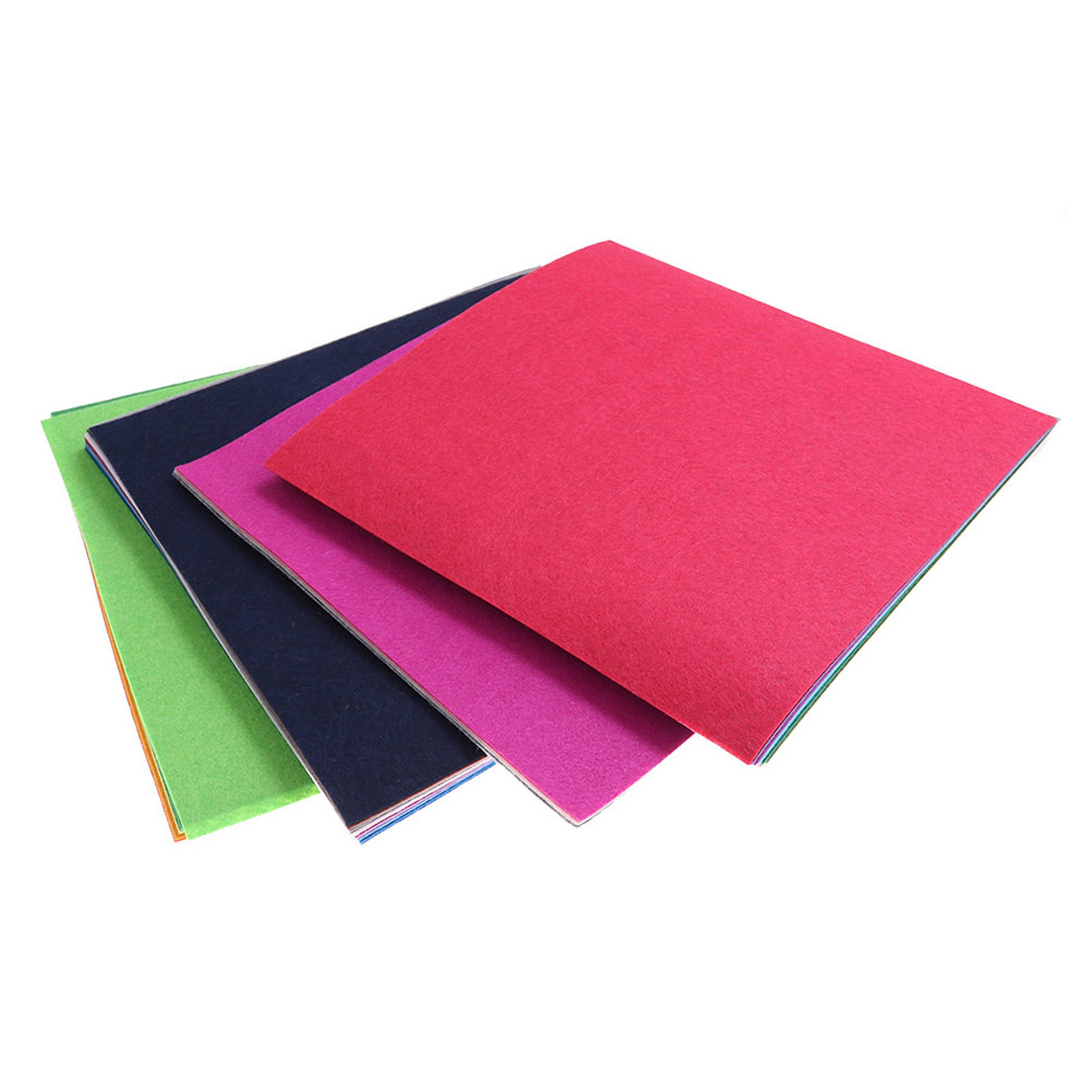 40Pcs Vibrant Nonwoven Fabric  - Sewing Textile Art ulasan dan harga