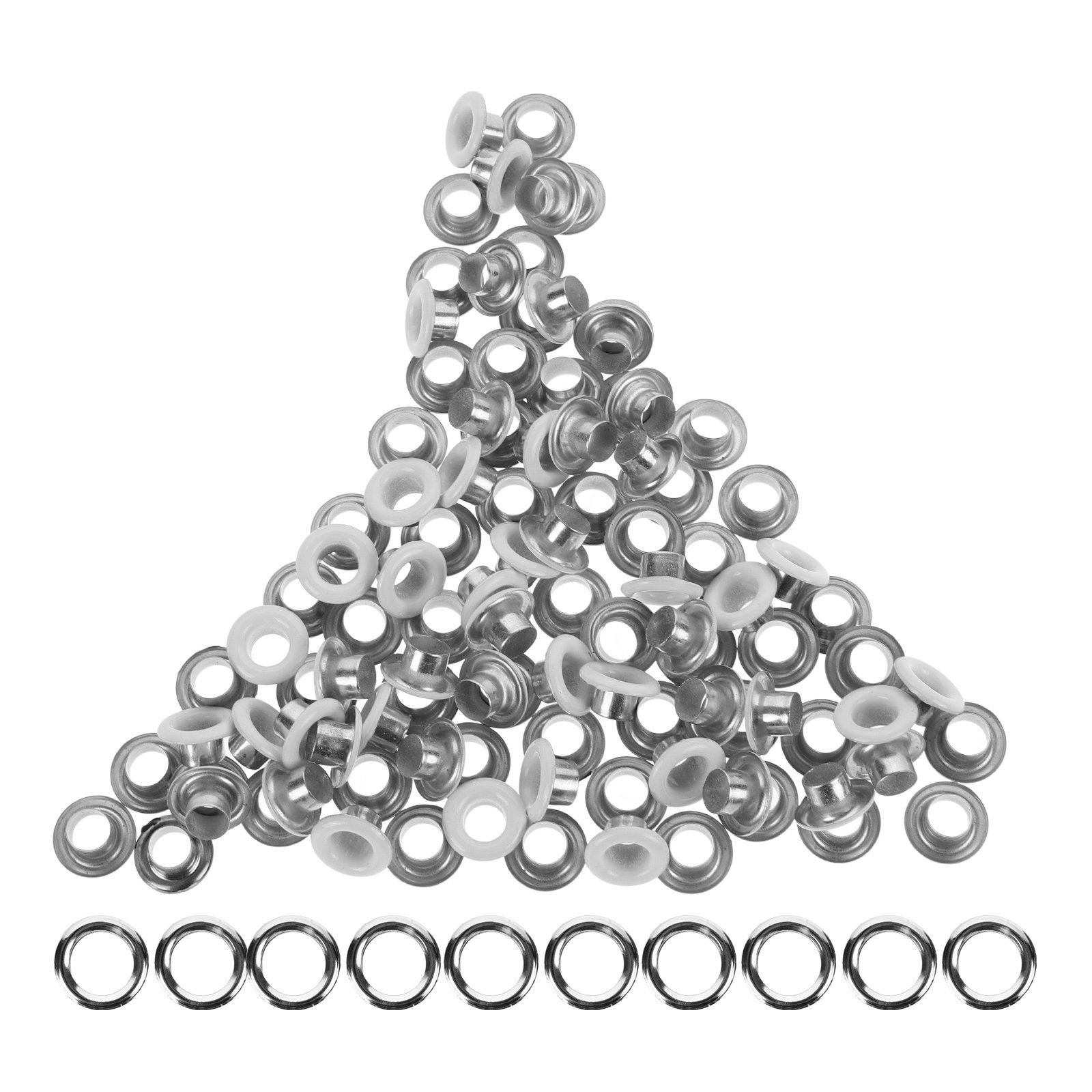 100Pcs Shoe Eyelets Kit Heavy  - Sewing Eyelet Fabric ulasan dan harga