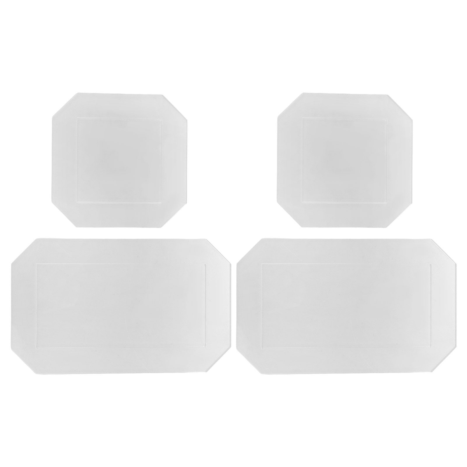 4Pcs Transparent Acrylic Quilt - Quilting Ruler Square ulasan dan harga