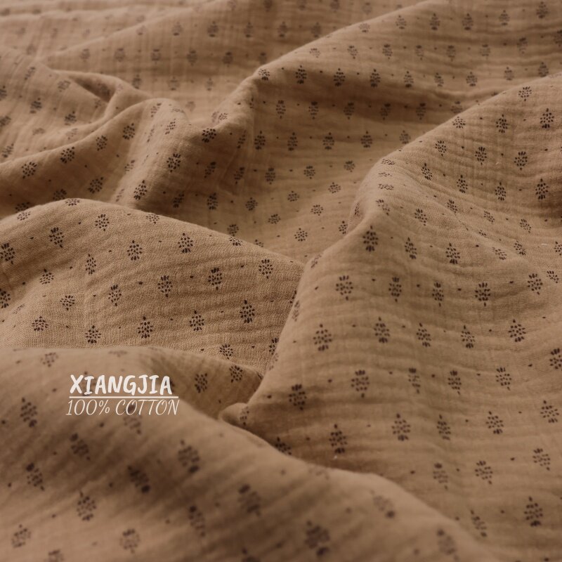 135x50cm Vintage Dot Cotton Do - Vintage Sewing Textile ulasan dan harga