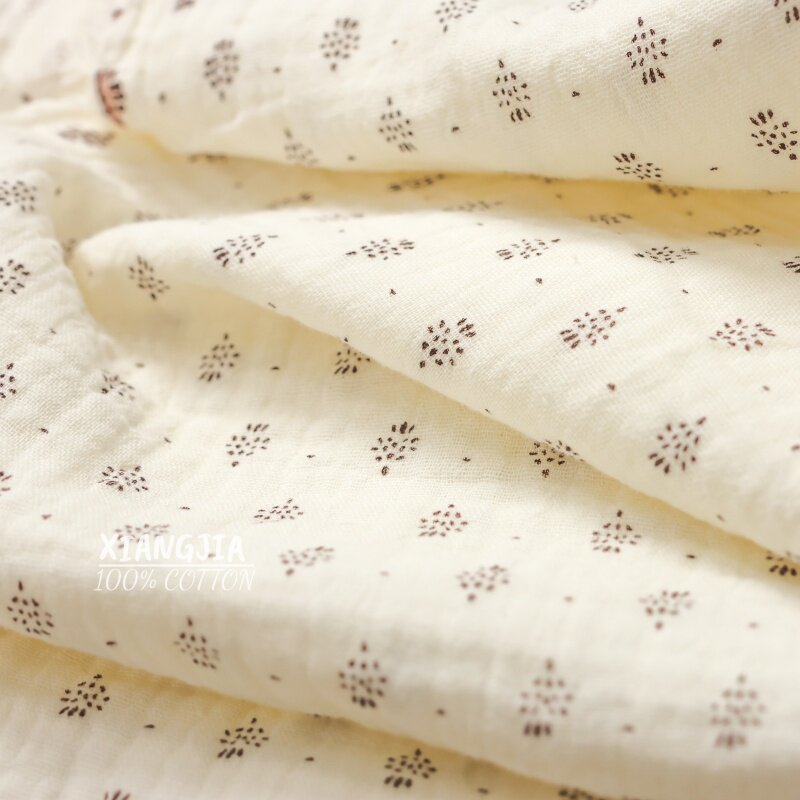 135x50cm Vintage Dot Cotton Do - Vintage Sewing Textile ulasan dan harga
