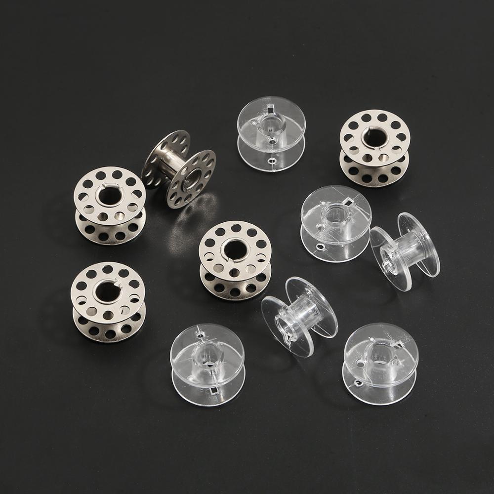10pcs Iron Metal Bobbins Spool - Sewing Machine Yarn ulasan dan harga