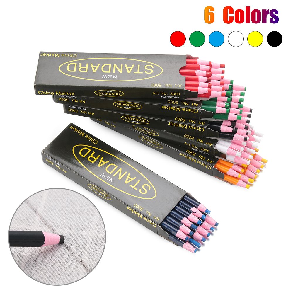 12PCS Tailor Garment Pencil Cu - Tailor Chalk Marker ulasan dan harga