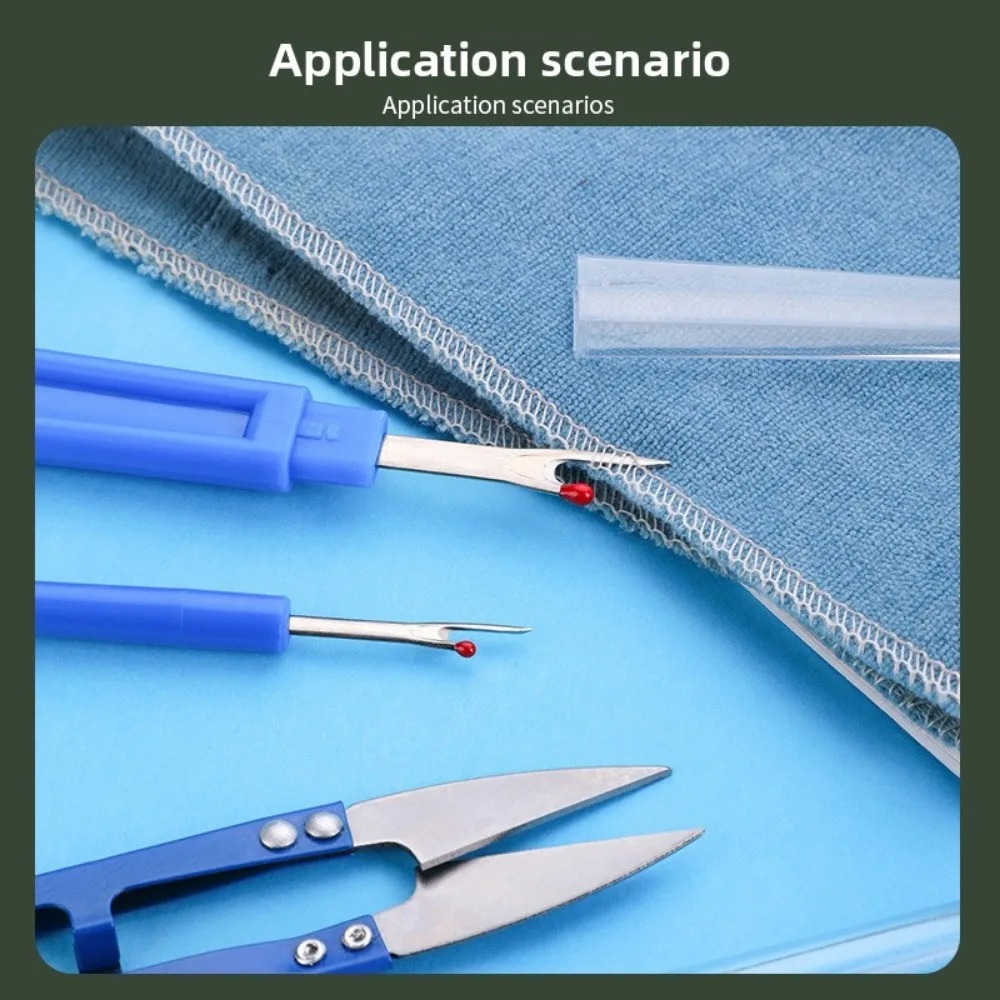 Blue Sewing Kit 5Pcs Thread Ri - Seam Ripper Tool ulasan dan harga