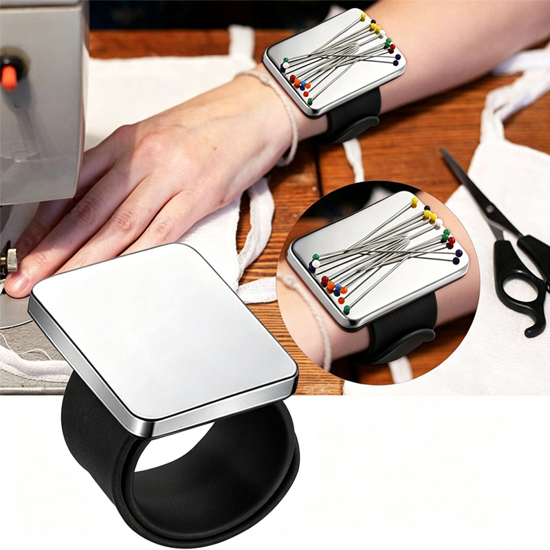 Magnetic Pincushion Wristband  - Sewing Pin Cushion ulasan dan harga