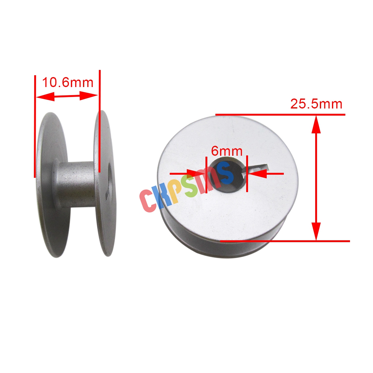 #18034AS Aluminum Large Bobbin - Sewing Machine Yarn ulasan dan harga